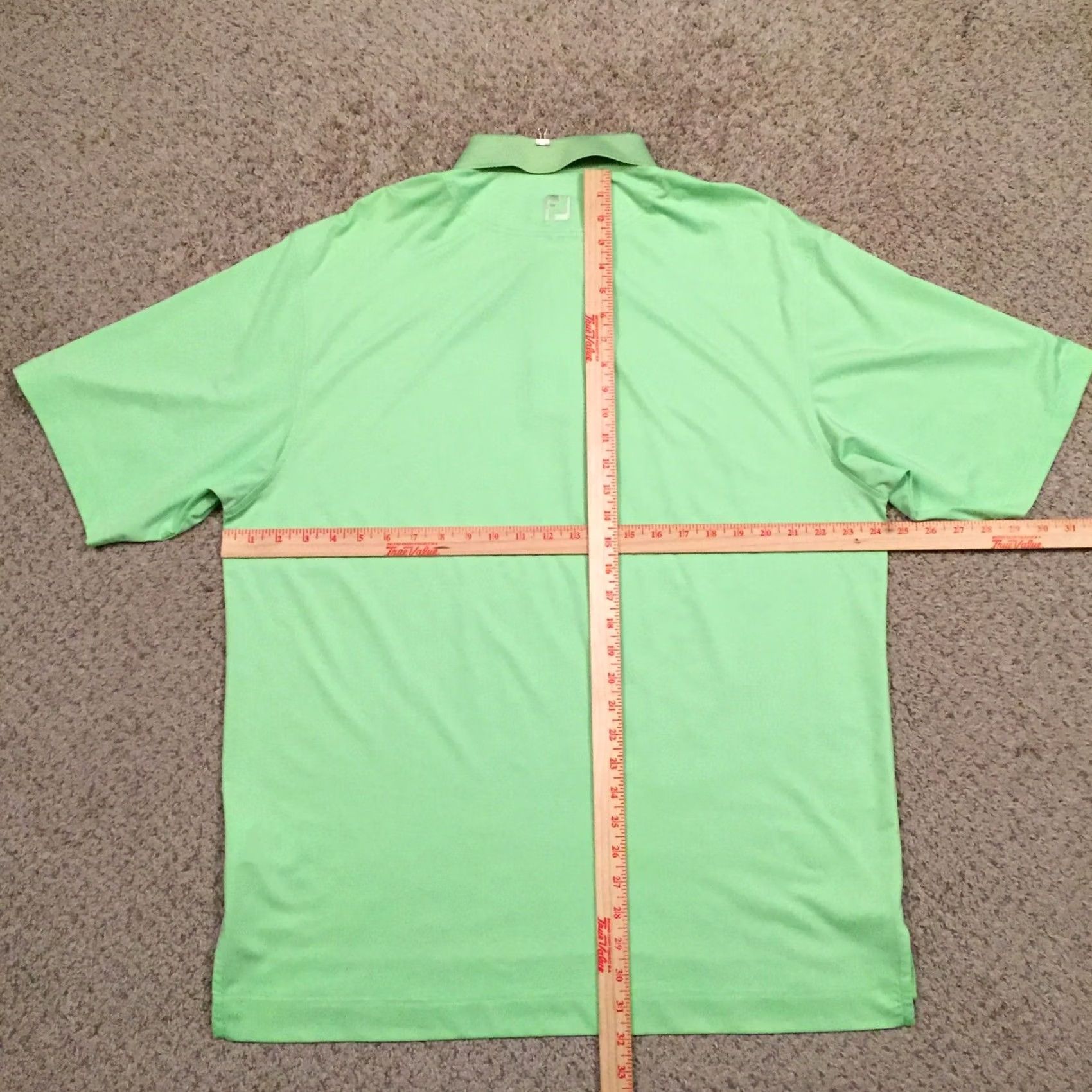Footjoy FootJoy Polo Shirt Mens Large Green Short Sleeve Size US L / EU 52-54 / 3 - 6 Thumbnail