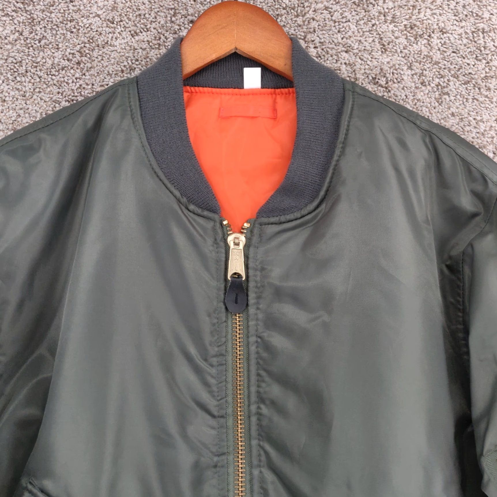 Rothco Rothco MA-1 Jacket Mens Small Reversible Flight Bomber Flyers Size US S / EU 44-46 / 1 - 2 Thumbnail
