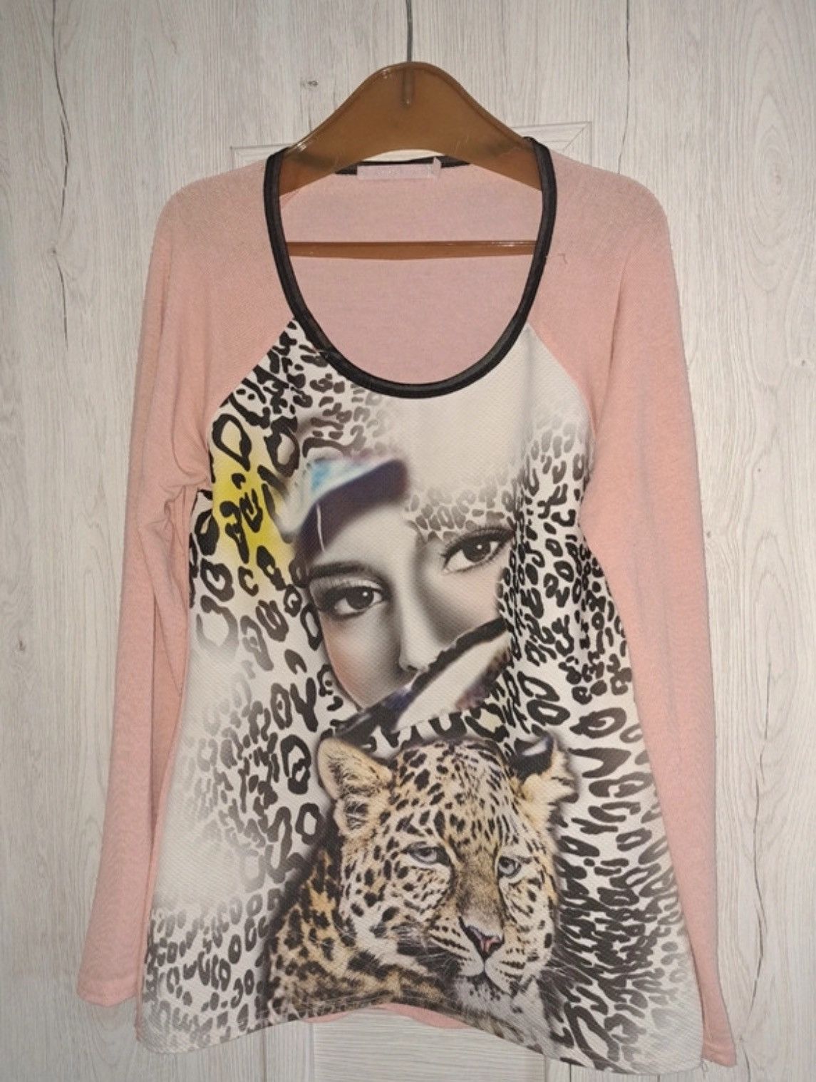 Vintage Vintage Y2K thin sweater blouse woman face Size S / US 4 / IT 40 - 1 Thumbnail