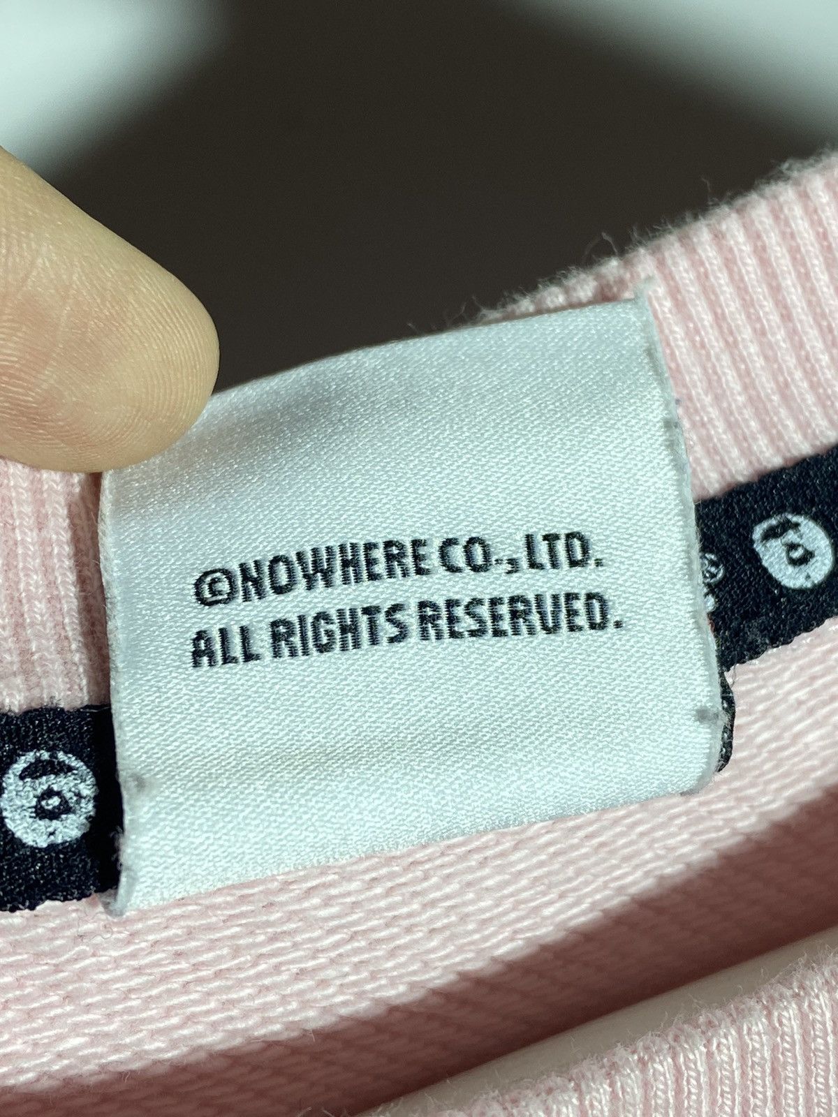 AAPE x Sponge Bob hype streetwear pink sweatshirt