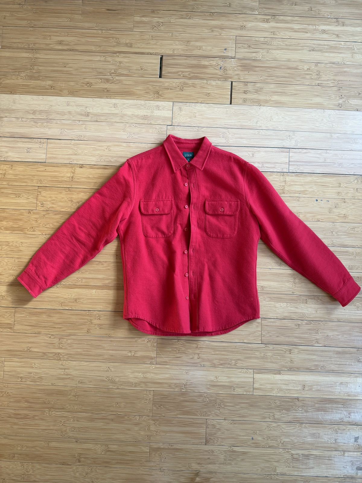 J.Crew J Crew Chamois Shirt Red Size US M / EU 48-50 / 2 - 1 Thumbnail