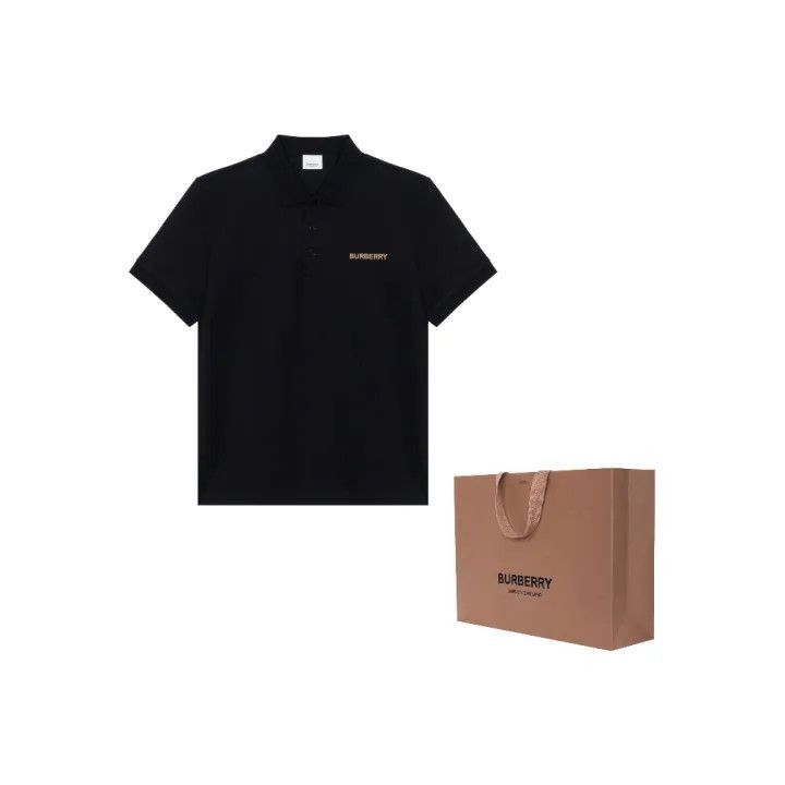 Burberry Burberry Burberry SS24 Logo Embroidered Polo Shirt-2507 Size US S / EU 44-46 / 1 - 1 Thumbnail