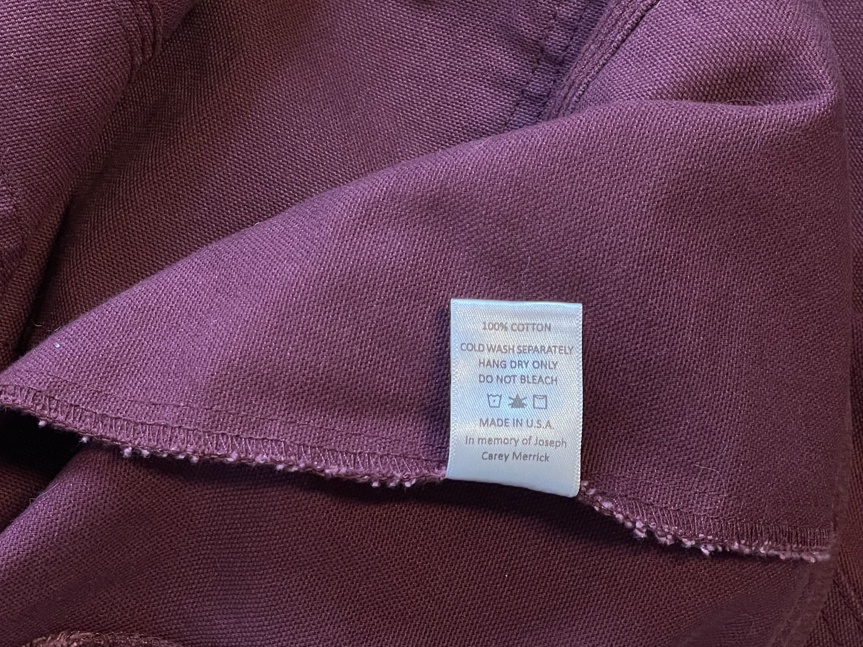 Brain Dead WASHED HARD WARE / SOFT WEAR CARPENTER PANT - PLUM Size US 32 / EU 48 - 6 Thumbnail