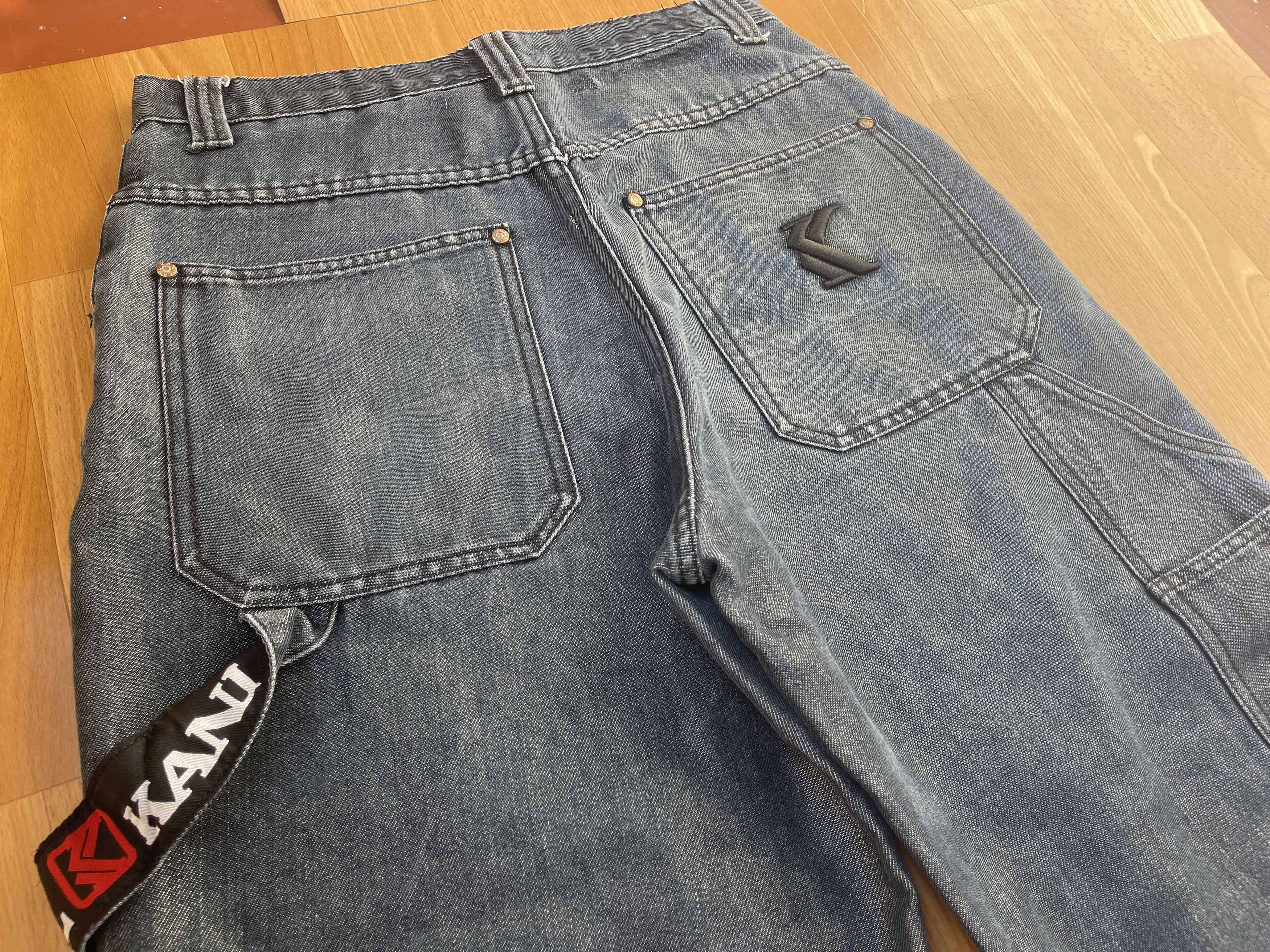 Karl Kani KARL KANI jeans shiny vintage baggy jeans silver metallic 30 Size US 30 / EU 46 - 8 Thumbnail