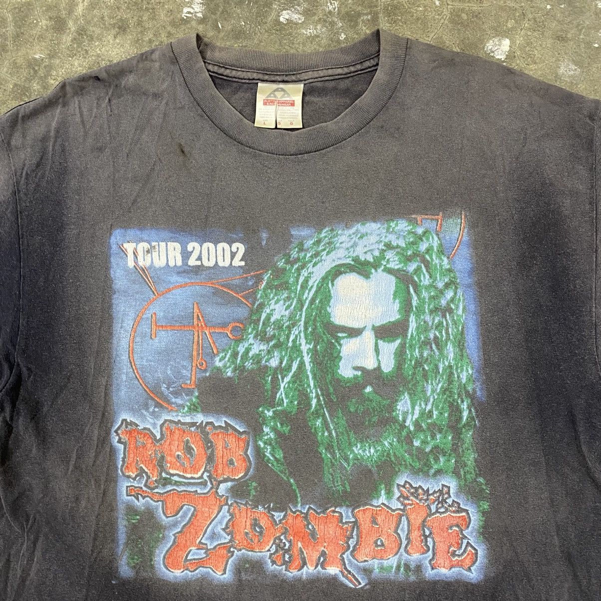 Band Tees Vintage 2002 Rob Zombie Promo Tour Tee Sun Faded Metal Movie Size US L / EU 52-54 / 3 - 1 Thumbnail