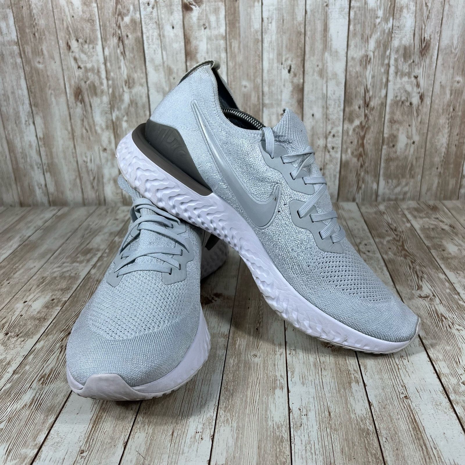 Nike Nike Epic React Flyknit 2 Pure Men's US Size 14 BQ8928-004 Size US 14 / EU 47 - 6 Thumbnail