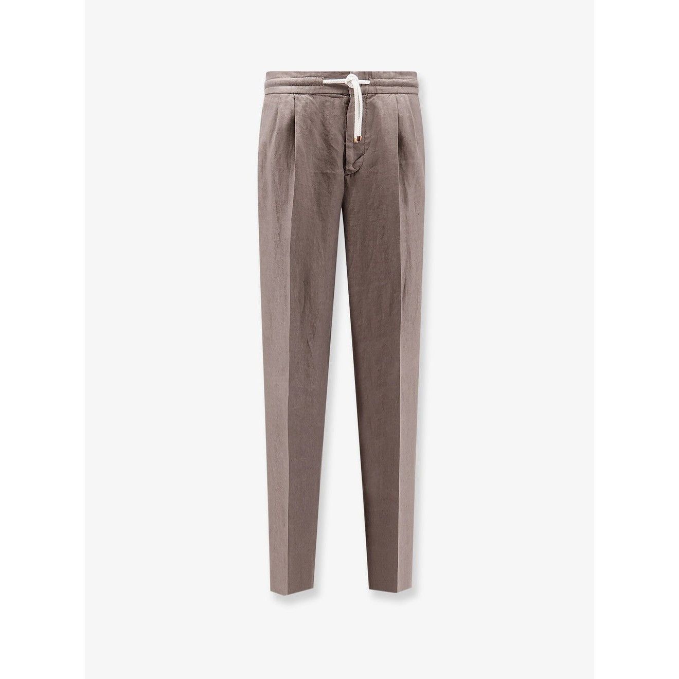 Brunello Cucinelli BRUNELLO CUCINELLI $1400 Hazelnut Drawstring Trousers New (M Size US 36 / EU 52 - 1 Thumbnail