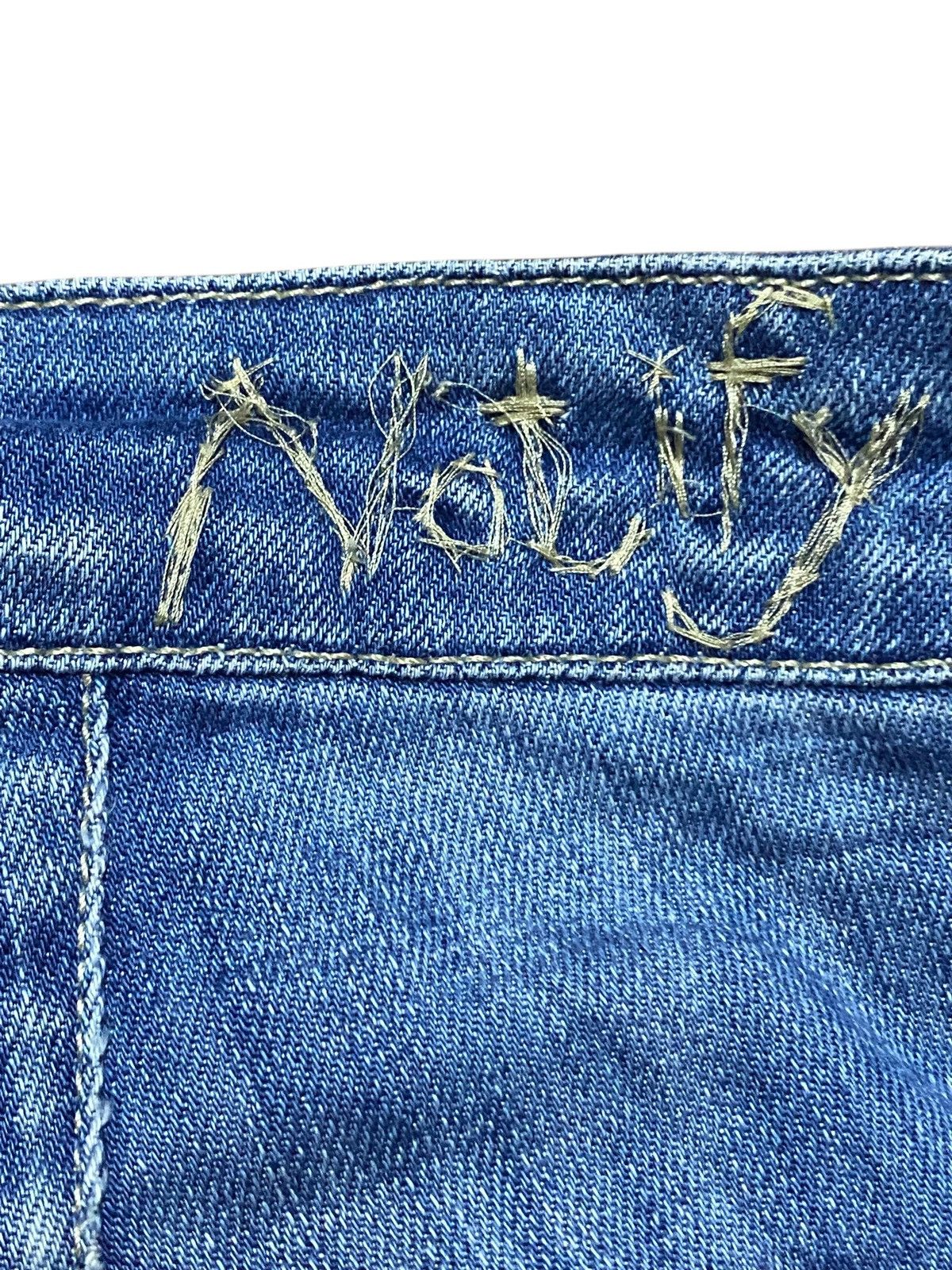 Japanese Brand Vintage Notify Blue Wash Distressed Baggy Jeans Size US 30 / EU 46 - 11 Thumbnail