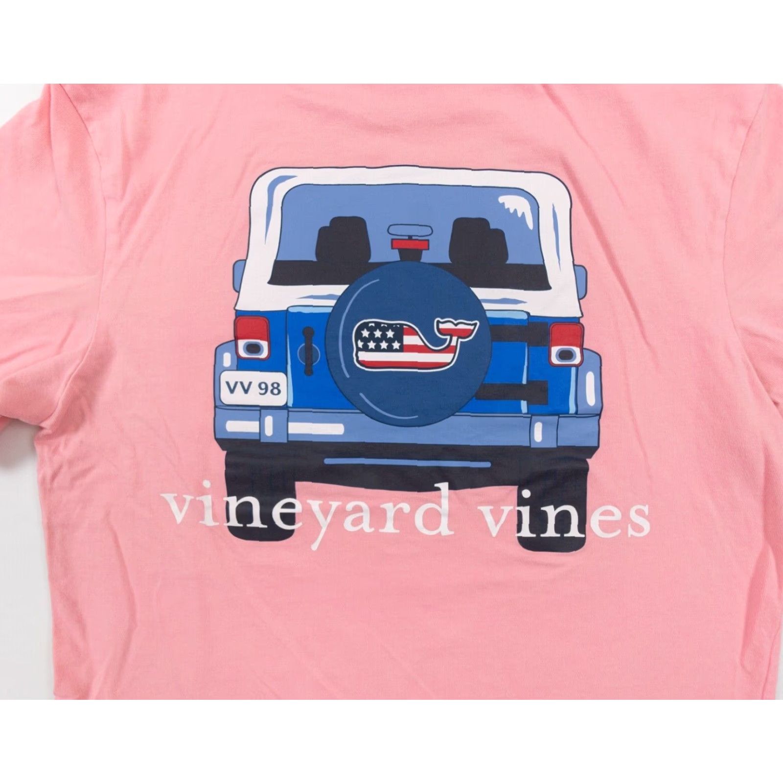 Vineyard Vines Vineyard Vines Short Sleeve Pocket Tee Adult X-Small Pink Cotton T-Shirt Mens Size US XS / EU 42 / 0 - 7 Thumbnail