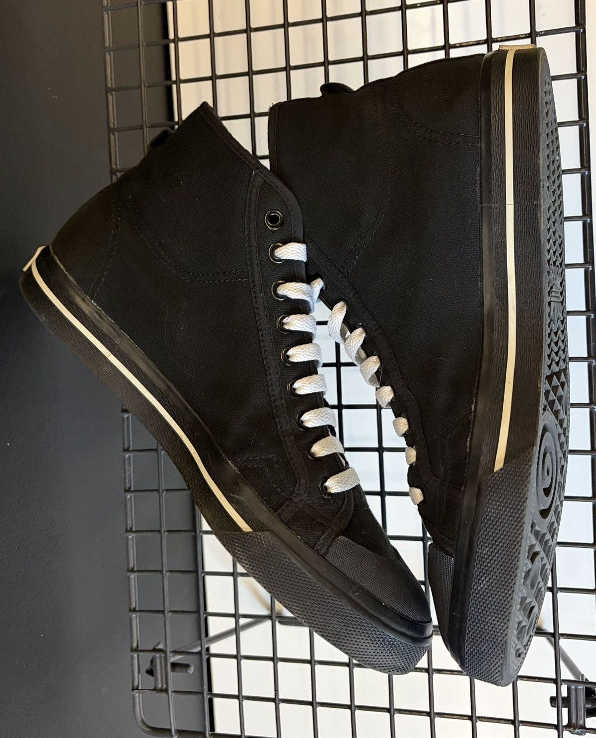 Adidas × Raf Simons Archive Raf Simons Matrix Spirit High - Black/ White - US 9 Size US 9 / EU 42 - 5 Thumbnail