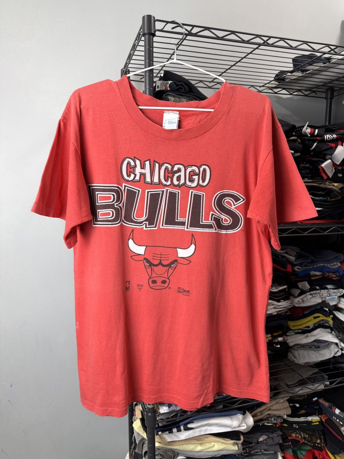 NBA 1990’s Vintage NBA Chicago Bulls Basketball T Shirt Size US S / EU 44-46 / 1 - 1 Thumbnail