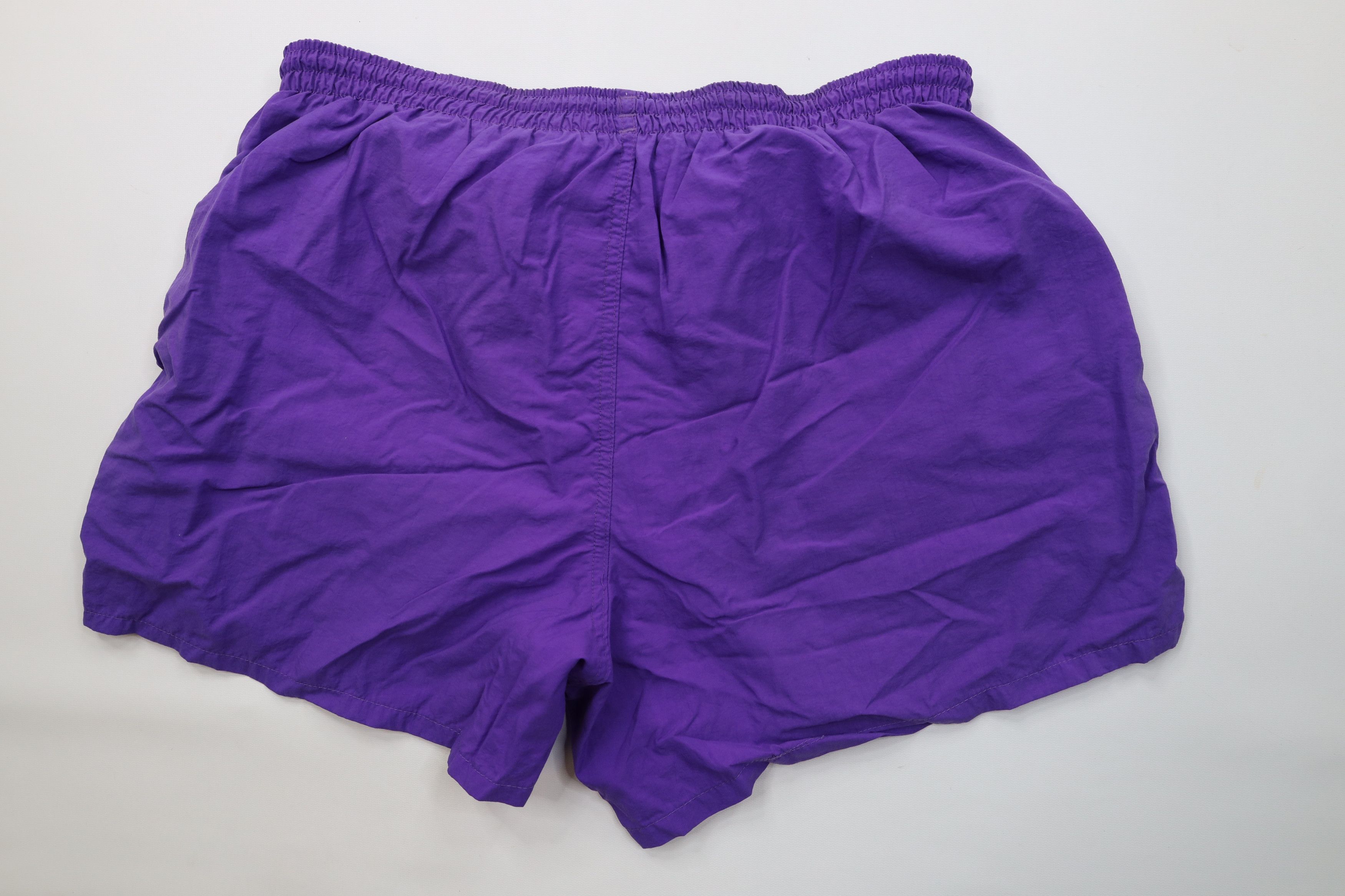 Vintage Vintage 90s Streetwear Running Jogging Soccer Shorts Purple Size US 36 / EU 52 - 8 Thumbnail