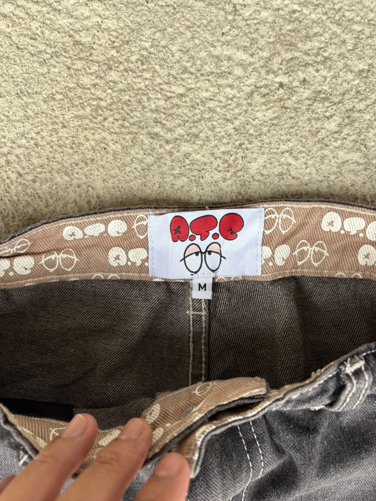 Japanese Brand New Jack ATG Vintage Y2K Baggy Pants Wide Leg Denim Size US 30 / EU 46 - 5 Thumbnail
