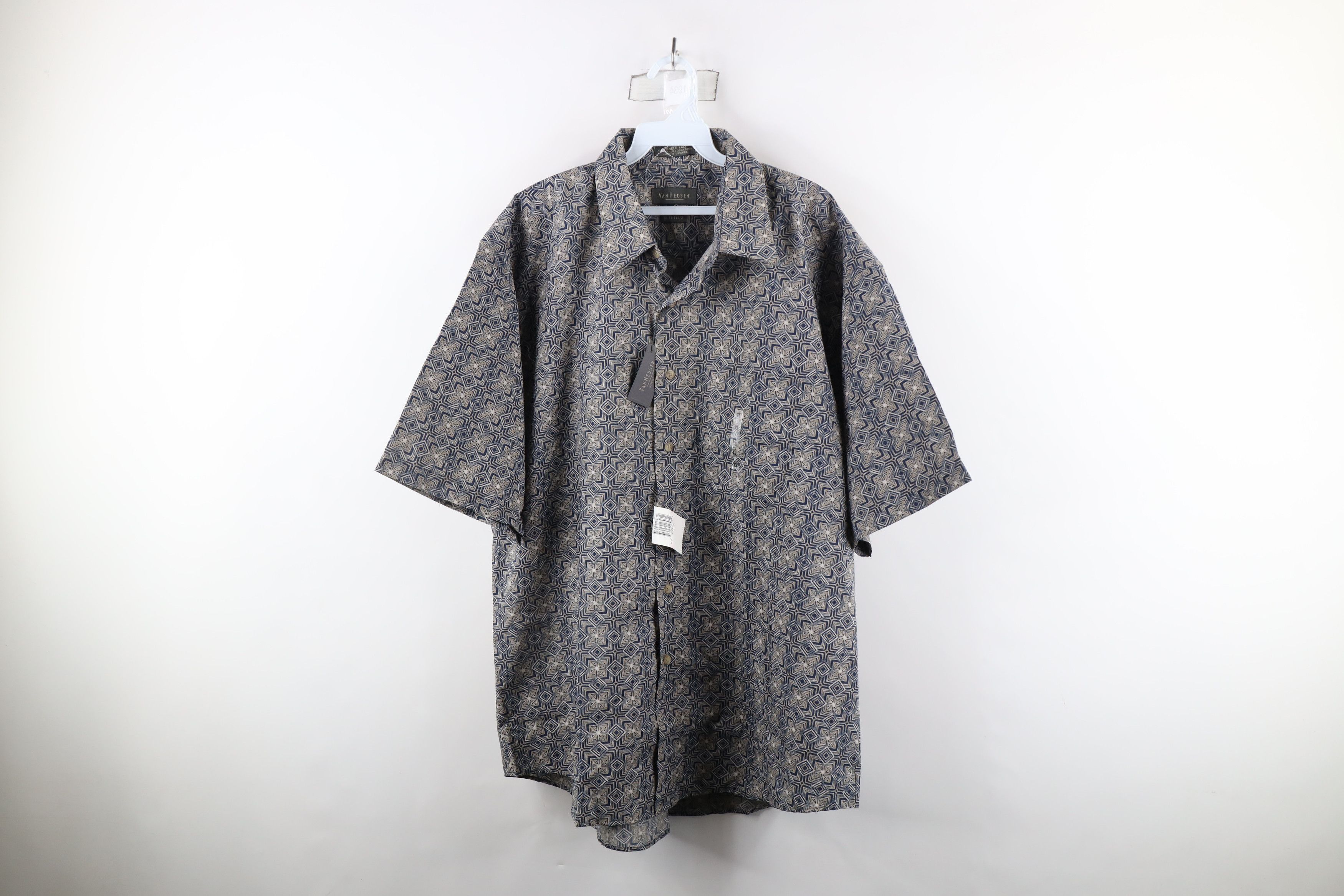 Vintage Deadstock Vintage 90s Streetwear Short Sleeve Button Shirt Size US XL / EU 56 / 4 - 1 Thumbnail