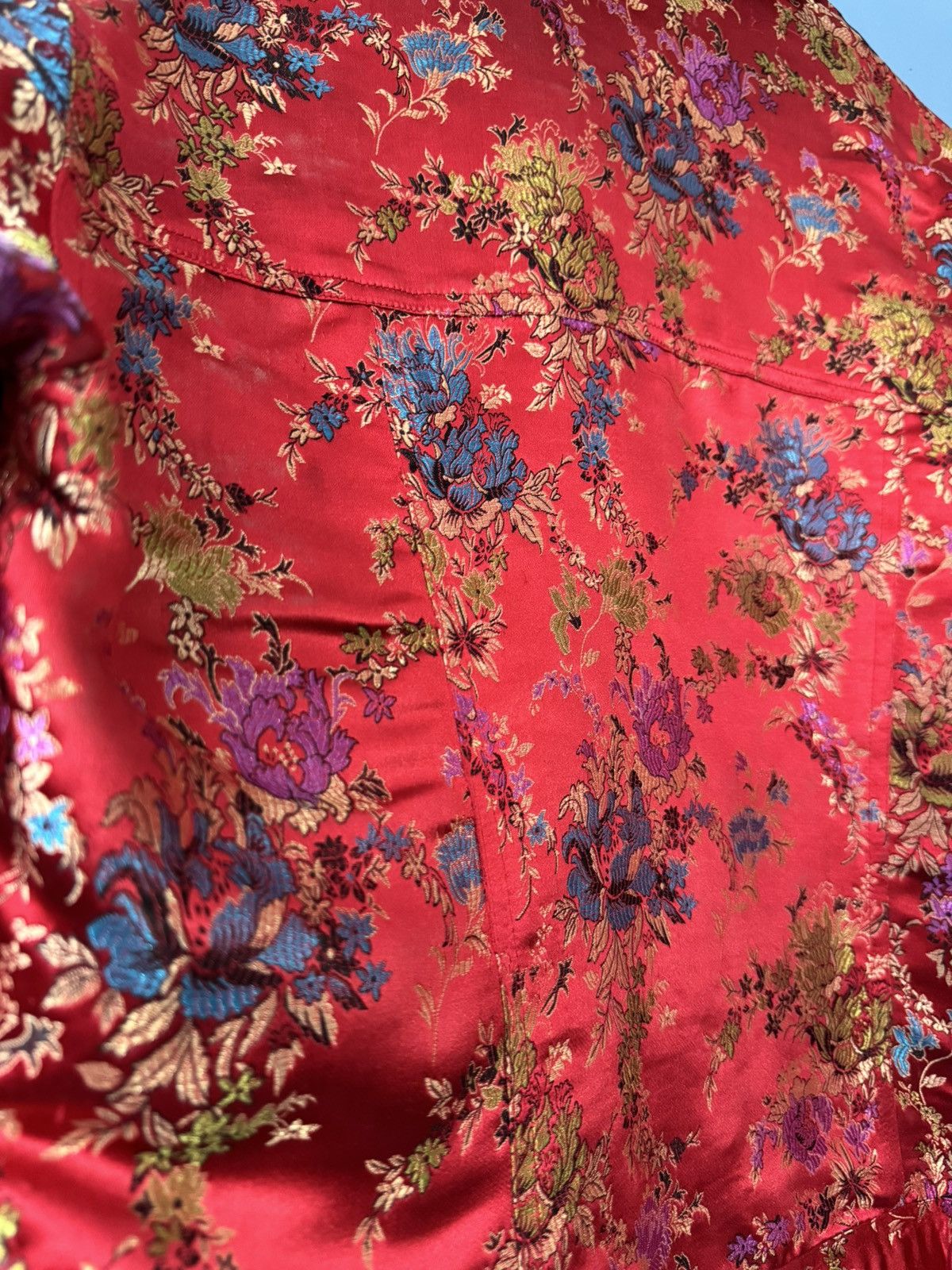 Other CHINESE FLORAL JACQUARD SATIN JACKET Size M / US 6-8 / IT 42-44 - 5 Thumbnail
