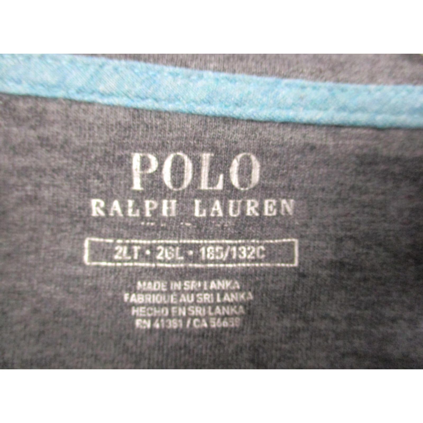 Polo Ralph Lauren Polo Ralph Lauren Pullover Mens 2XL Blue Big Pony Quarter Zip Mock Neck Sweater Size US XXL / EU 58 / 5 - 3 Thumbnail