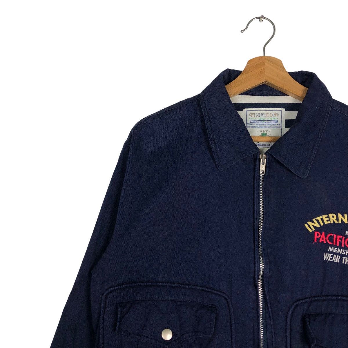 Hysteric Glamour 🔥Vintage Bomber Jacket Pacific Ocean Big Logo Union Size US M / EU 48-50 / 2 - 6 Thumbnail