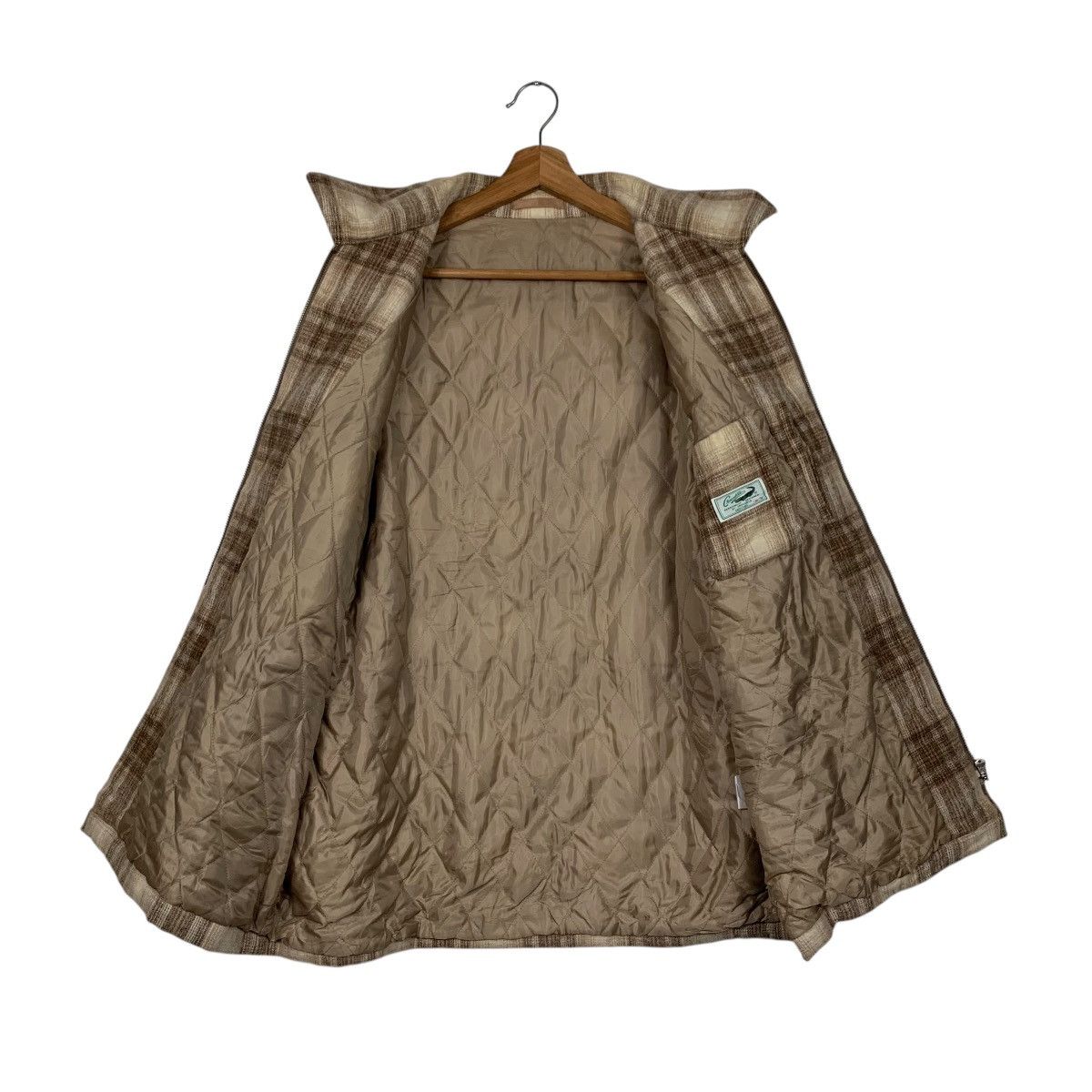 Japanese Brand CROCODILE Checked Four Pocket Flannel Jacket #1662-C74 Size US M / EU 48-50 / 2 - 11 Thumbnail