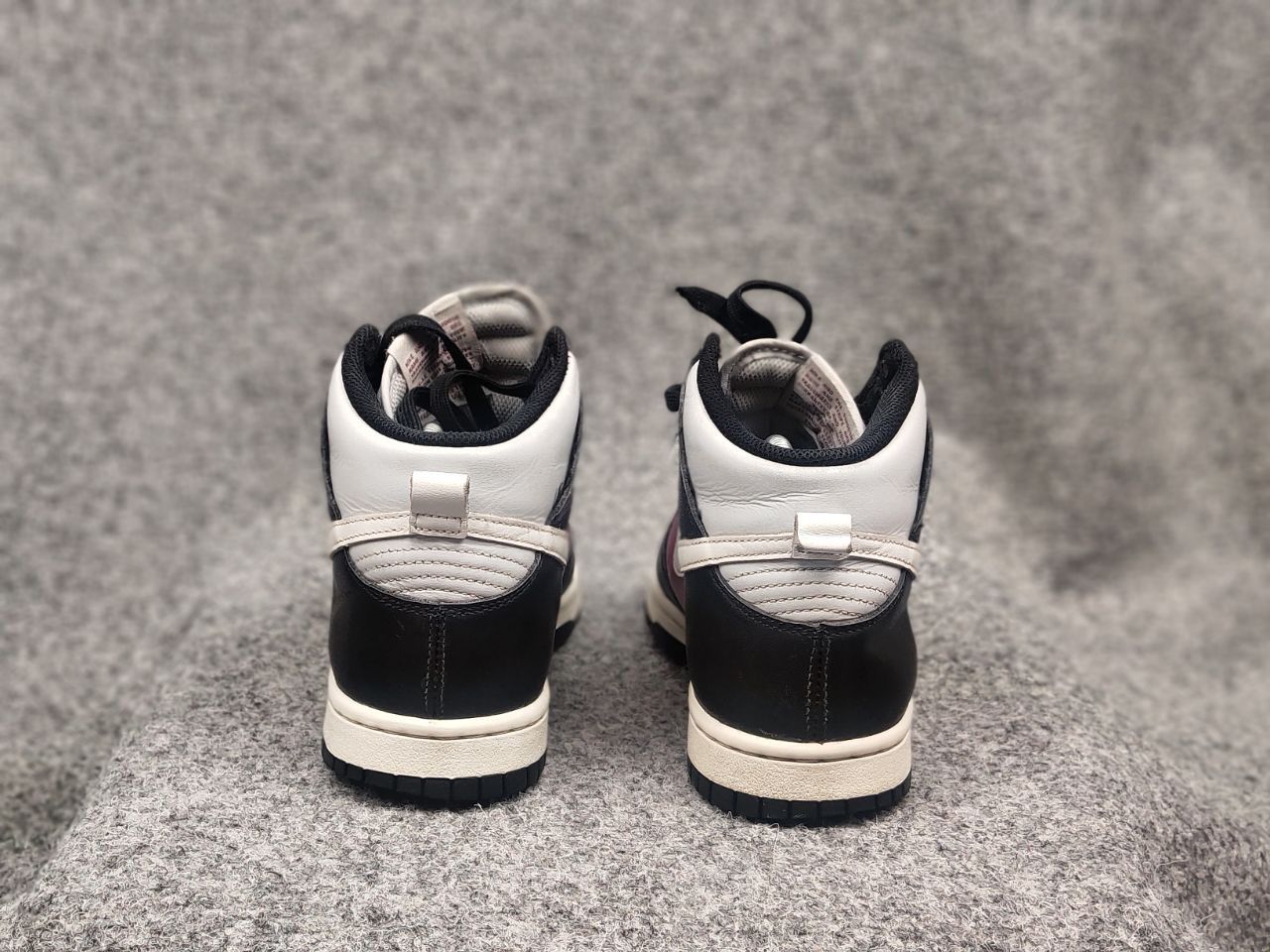 Nike Nike Dunk High Black Summit Rosewood Leather Sneakers Shoes Size US 7 / IT 37 - 11 Thumbnail