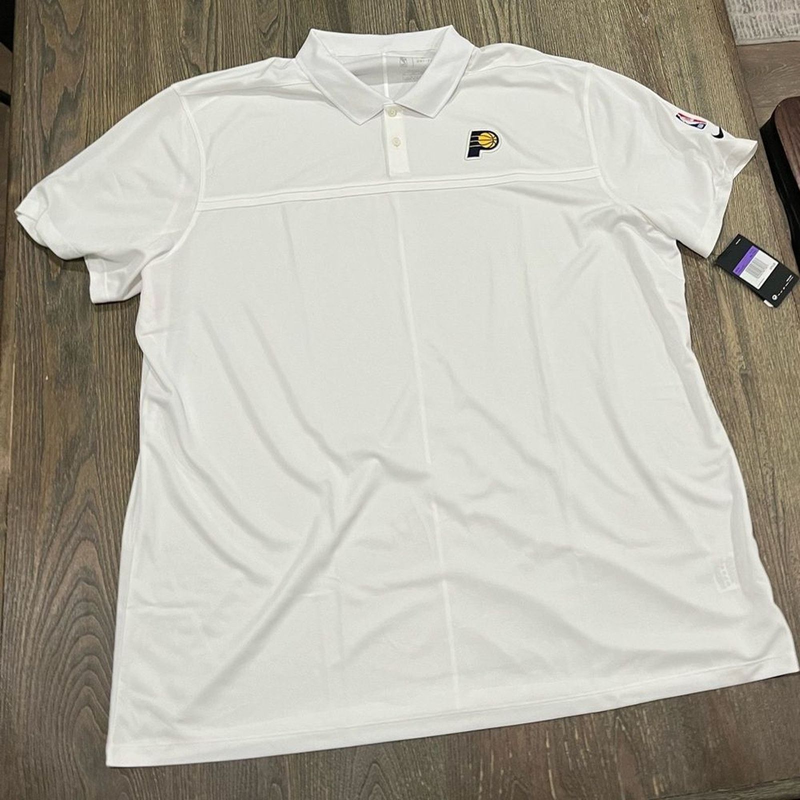 Nike NWT Nike Dri-Fit NBA Authentic Indiana Pacer Polo Shirt 3XLT Size US XXL / EU 58 / 5 - 1 Thumbnail