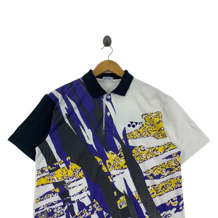 Issey Miyake Vintage ISSEY MIYAKE x YONEX Art Collection Polo Tee Shirt Size US L / EU 52-54 / 3 - 2 Thumbnail