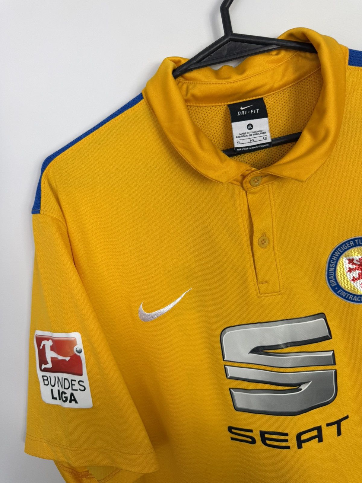 Nike Nike Eintracht Braunschweig 2015 Boland #10 Soccer Jersey Size US XL / EU 56 / 4 - 6 Thumbnail