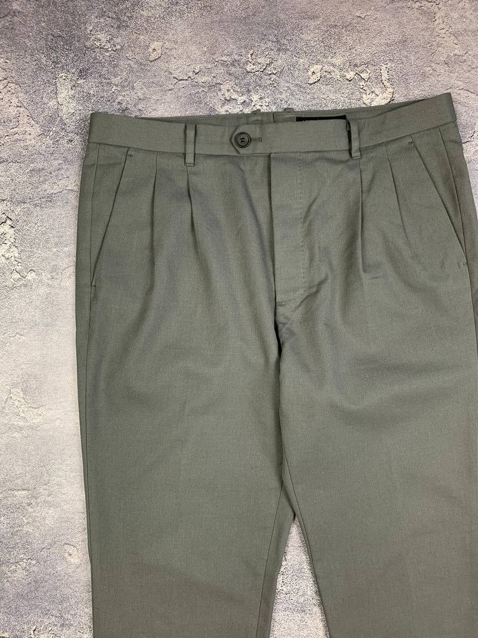 Allsaints AllSaints Gray Wool Blend Trousers W32 Tailored Cropped Fit Size US 34 / EU 50 - 2 Thumbnail