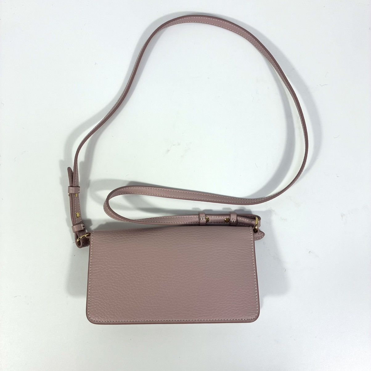 Stella McCartney Stella McCartney Mini Logo Faux Leather Crossbody Pale Mauve Size ONE SIZE - 17 Thumbnail