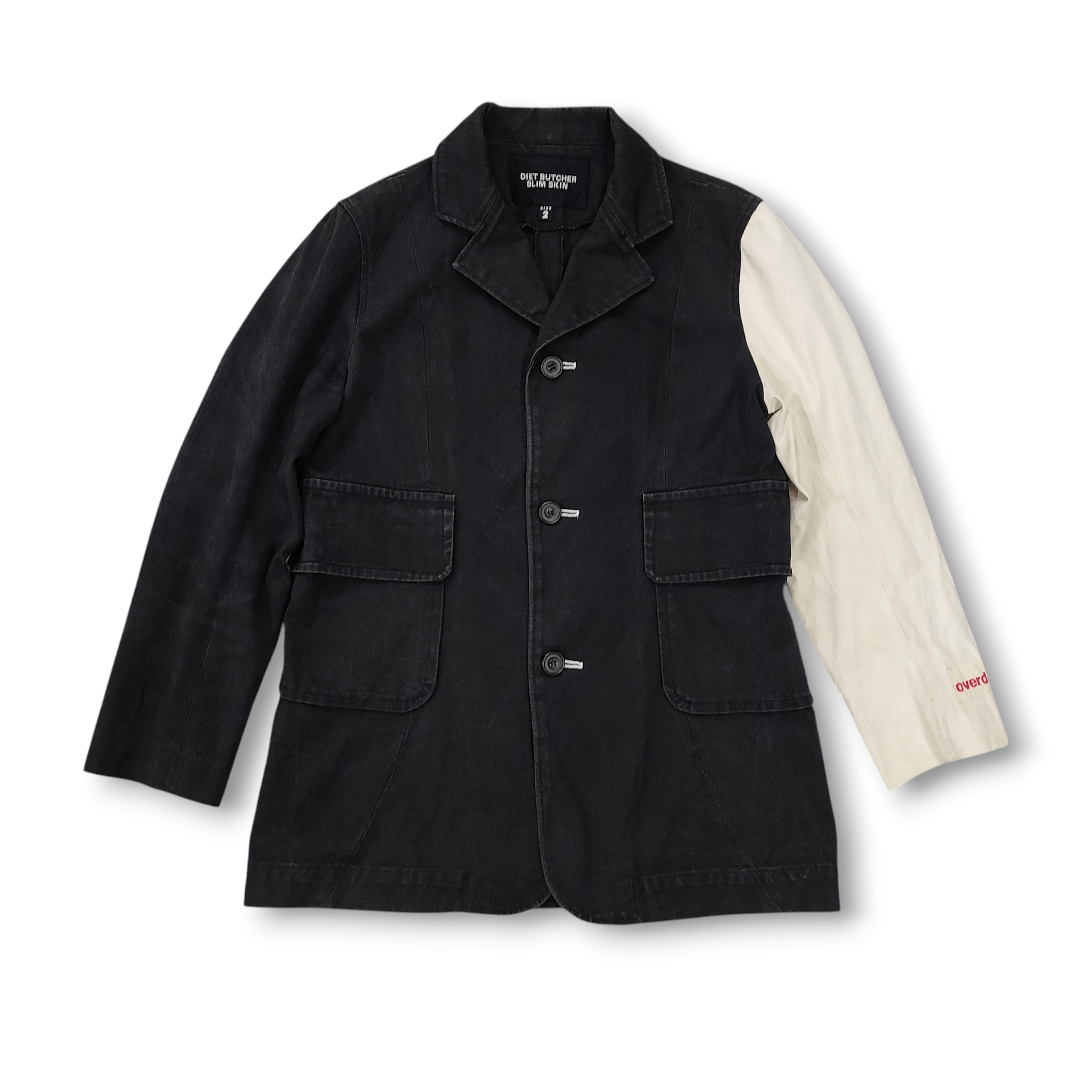 Diet Butcher Slim Skin DBSS Two-Tone Overdose 1998 Punk Blazer Jacket Size US S / EU 44-46 / 1 - 2 Thumbnail