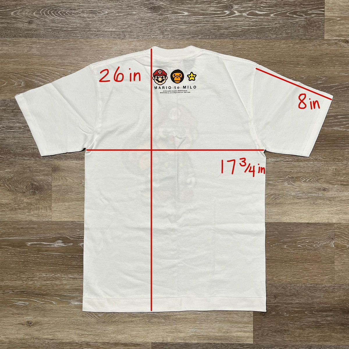 Bape RARE super mario bape tee Size US S / EU 44-46 / 1 - 2 Thumbnail
