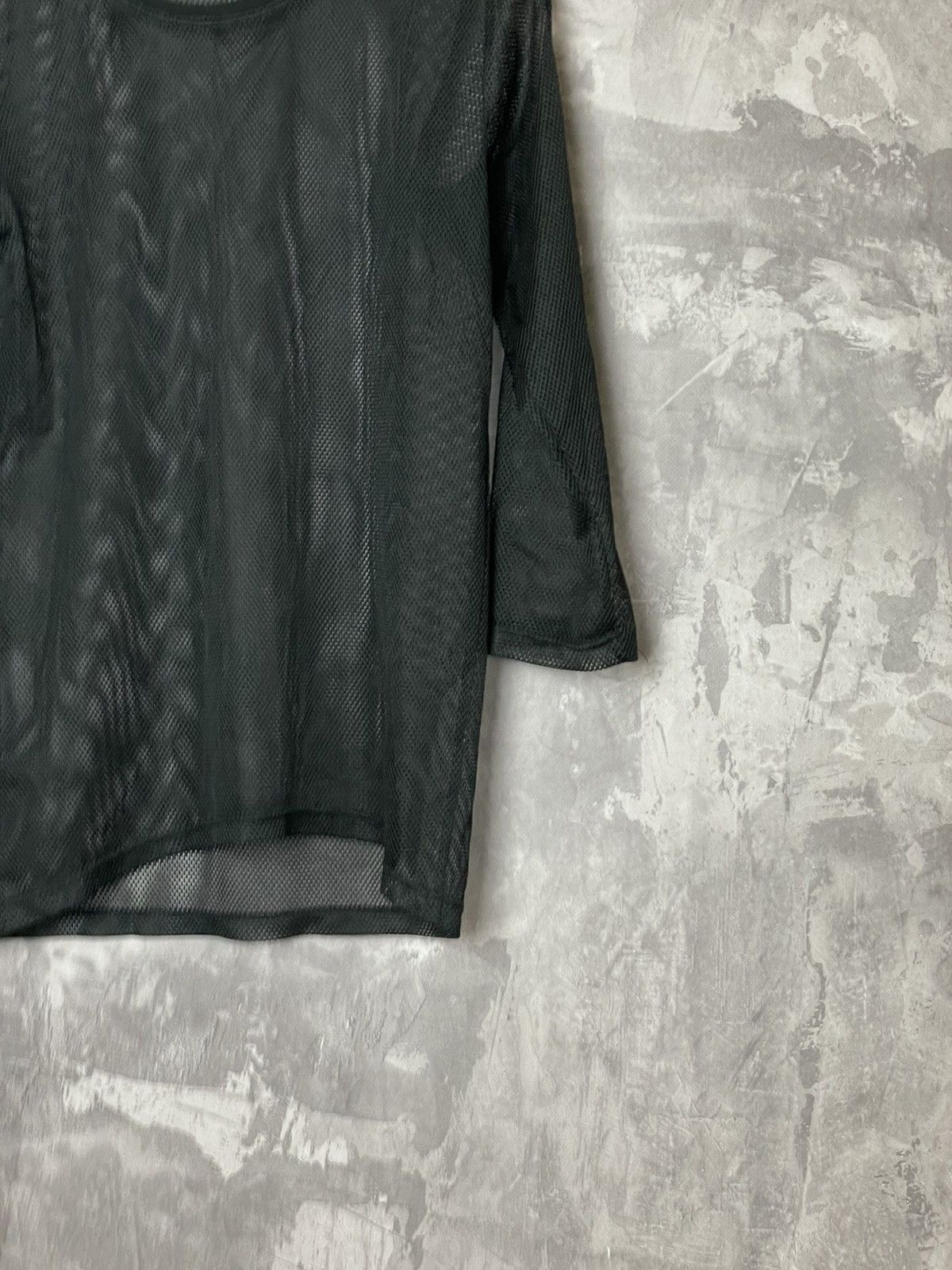 Japanese Brand × Vintage vintage y2k Fang Tribal Goth Mesh Sheer Long-Sleeve womens m Size M / US 6-8 / IT 42-44 - 4 Thumbnail