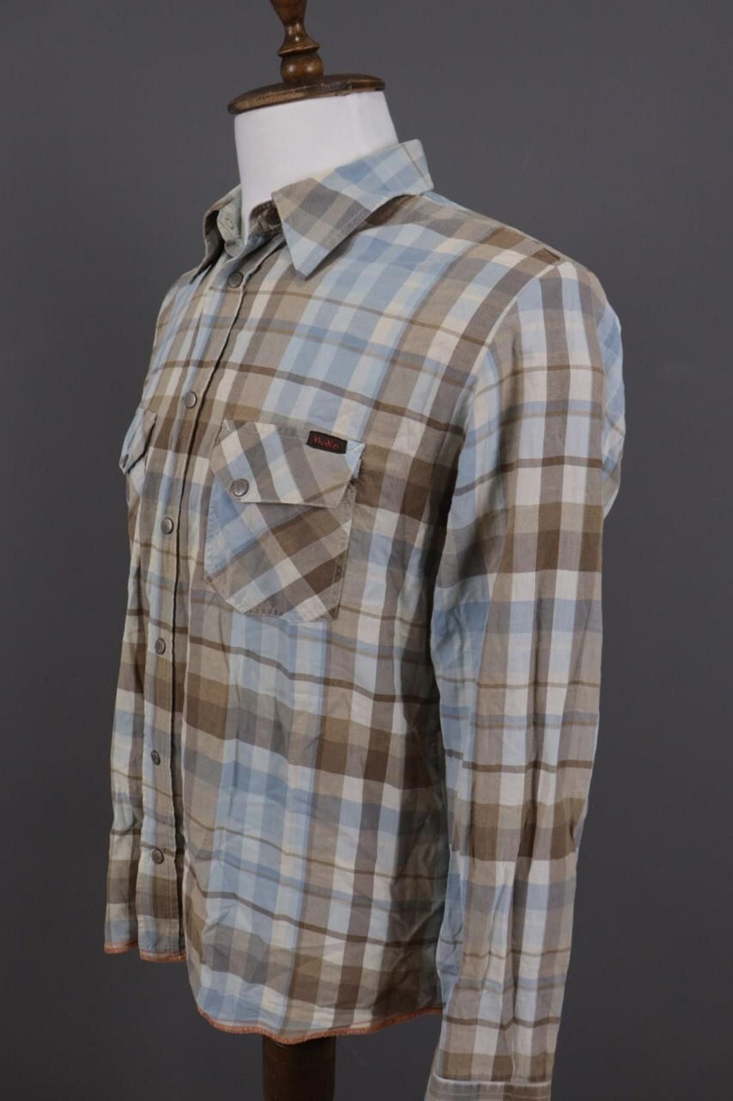Nudie Jeans Nudie Jeans Multicolor Check Overshirt Shirt Size L Size US L / EU 52-54 / 3 - 8 Thumbnail