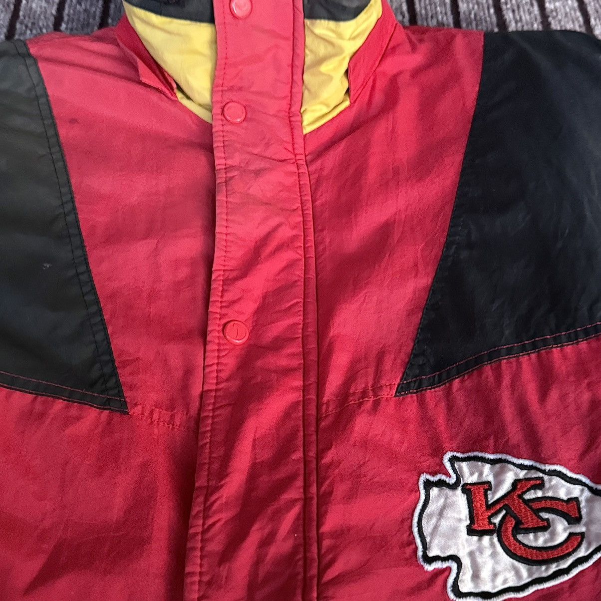 Other Vintage 90's Kansas City Chiefs Puffer Jacket Size US XXL / EU 58 / 5 - 5 Thumbnail