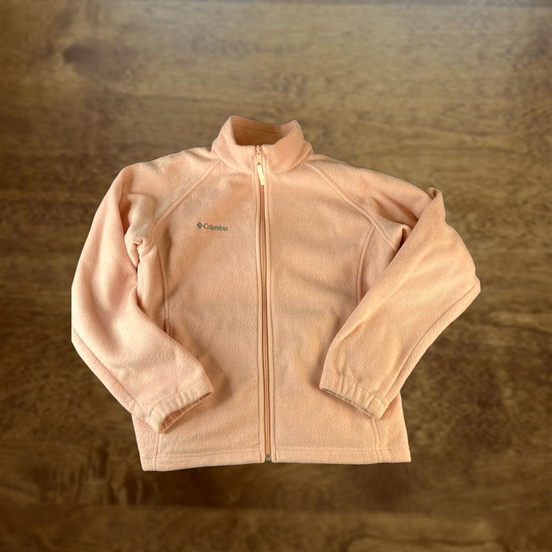 Pinko Columbia Jacket Womens Large Pink Fleece Full Zip Lightweight Outdoor Size L / US 10 / IT 46 - 1 Thumbnail