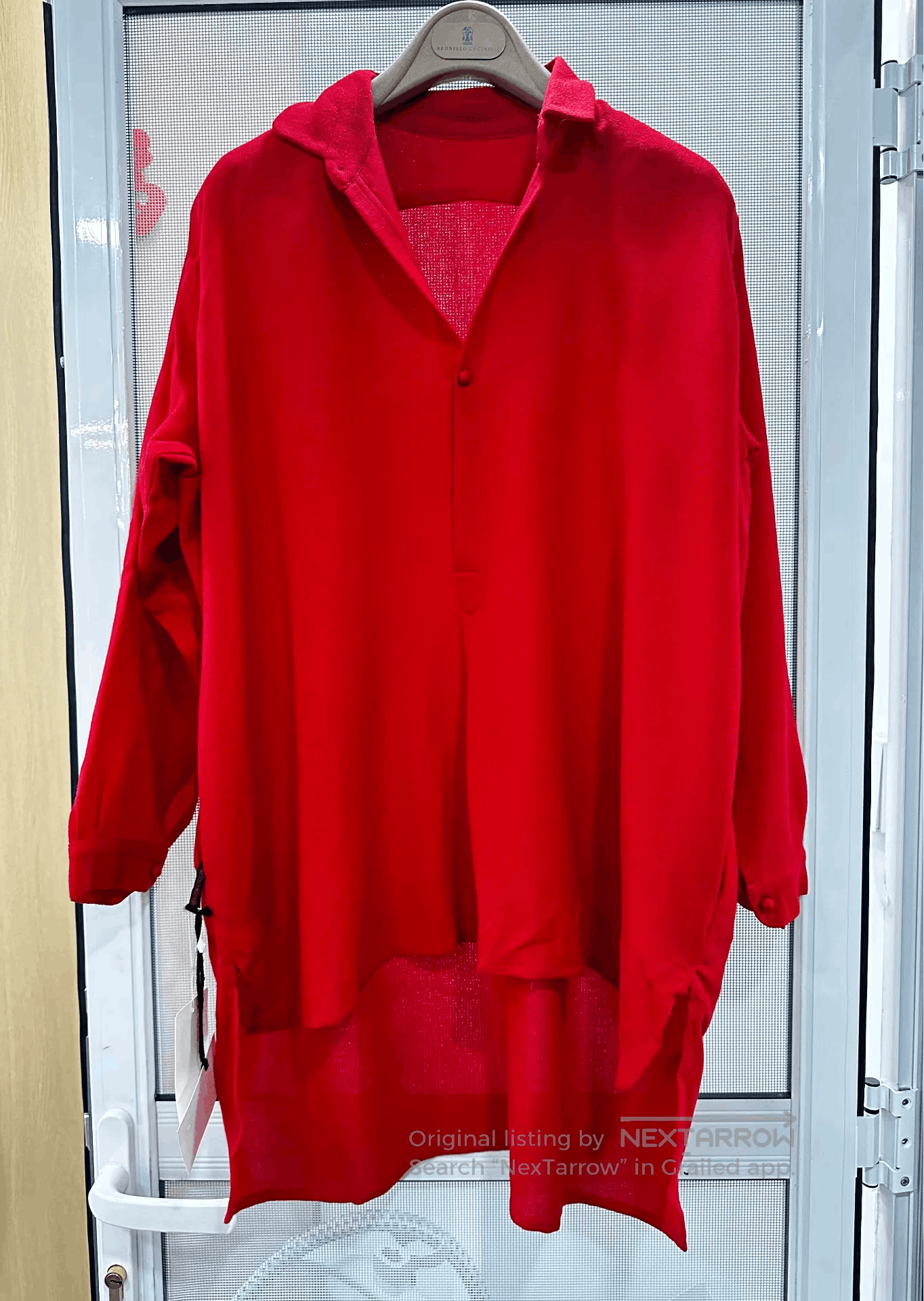Daniela Gregis Daniela Gregis Women's Red Wool Shirt. Size M / US 6-8 / IT 42-44 - 1 Thumbnail