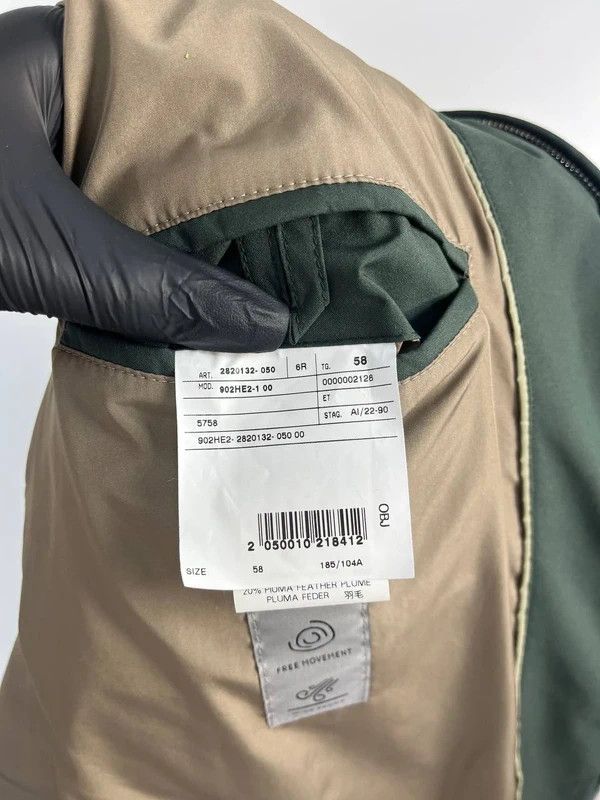Corneliani Corneliani Circle Down Jacket Hooded Green Mens Size XXL Size US XXL / EU 58 / 5 - 9 Thumbnail