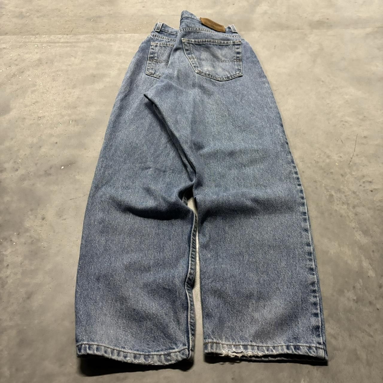 Japanese Brand × Vintage Crazy Vintage Y2K/2000s Medium Wash Essential Denim Jeans! Size US 32 / EU 48 - 4 Thumbnail