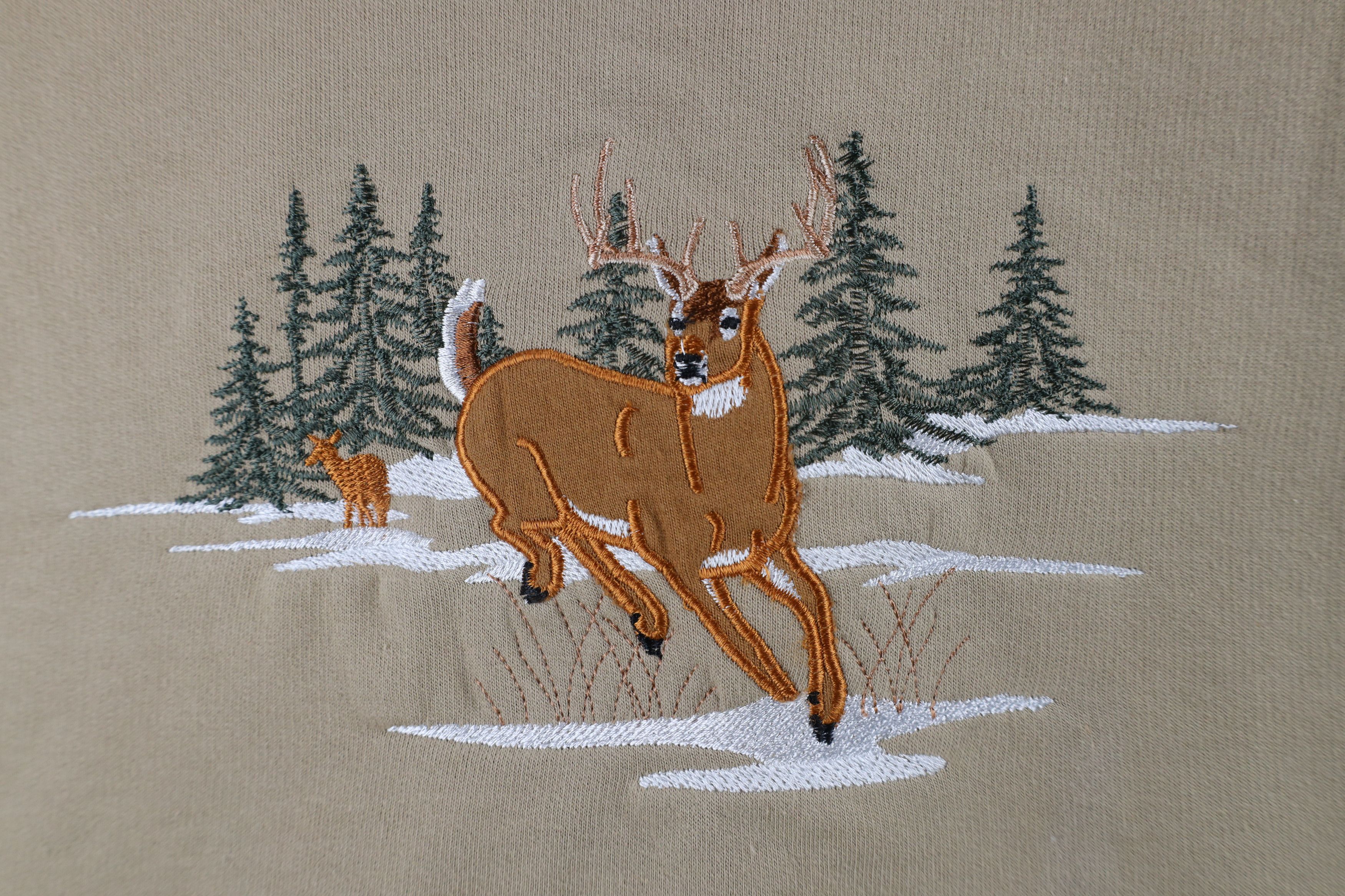 Vintage Deadstock Vintage 90s Streetwear Buck Crewneck Sweatshirt Size US XL / EU 56 / 4 - 7 Thumbnail