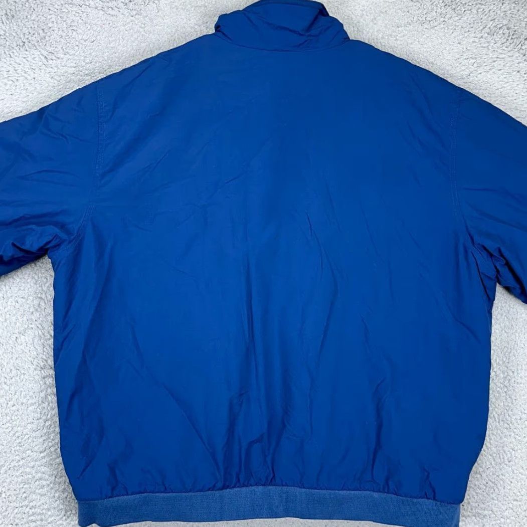 Vintage L.L. Bean Full Zip Jacket Mens 2XL Blue Nylon Fleece Lined Long Sleeve Pocket Size US XXL / EU 58 / 5 - 3 Thumbnail
