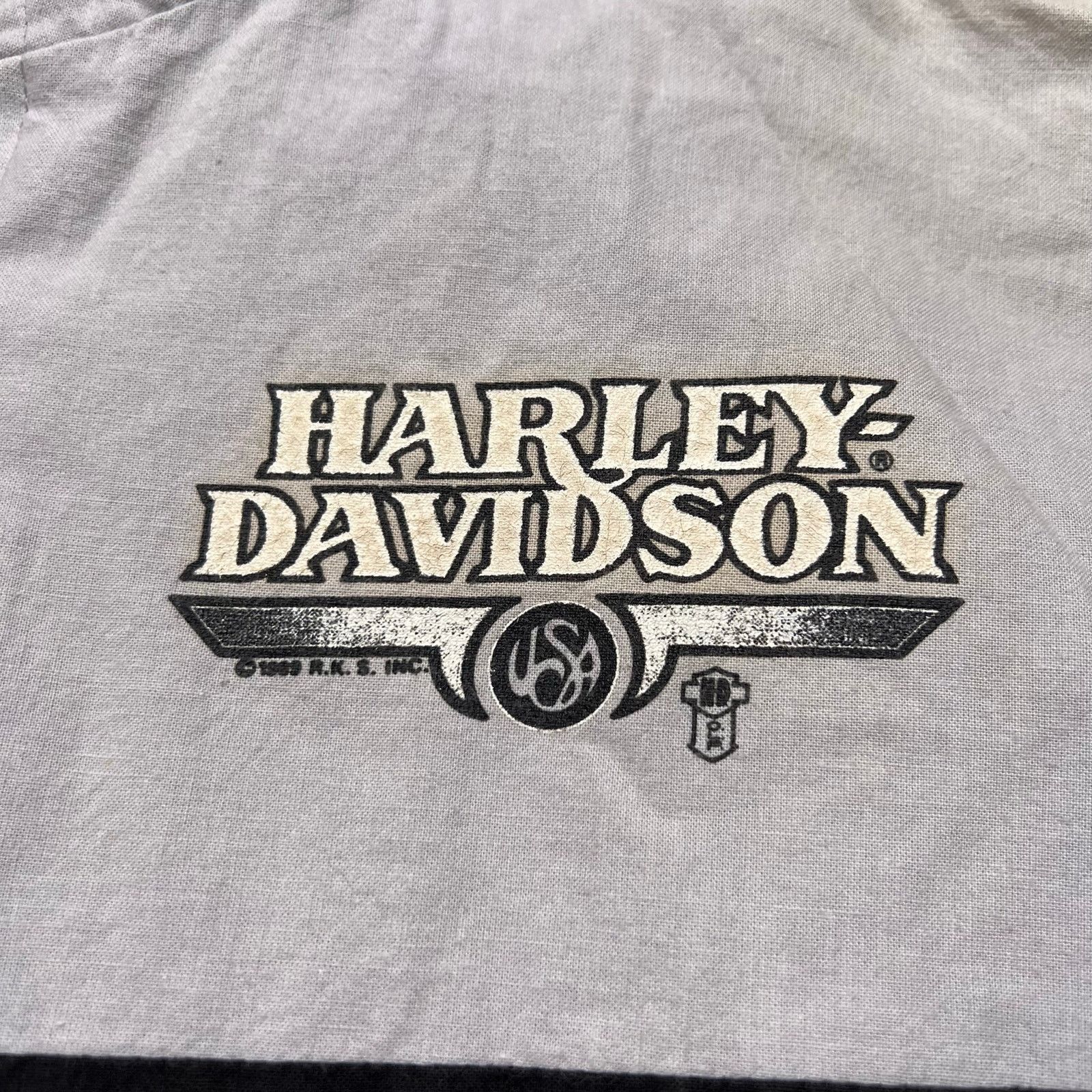 Harley Davidson Vintage 1989 Harley Davidson Pullover Windbreaker Jacket M Size US M / EU 48-50 / 2 - 3 Thumbnail