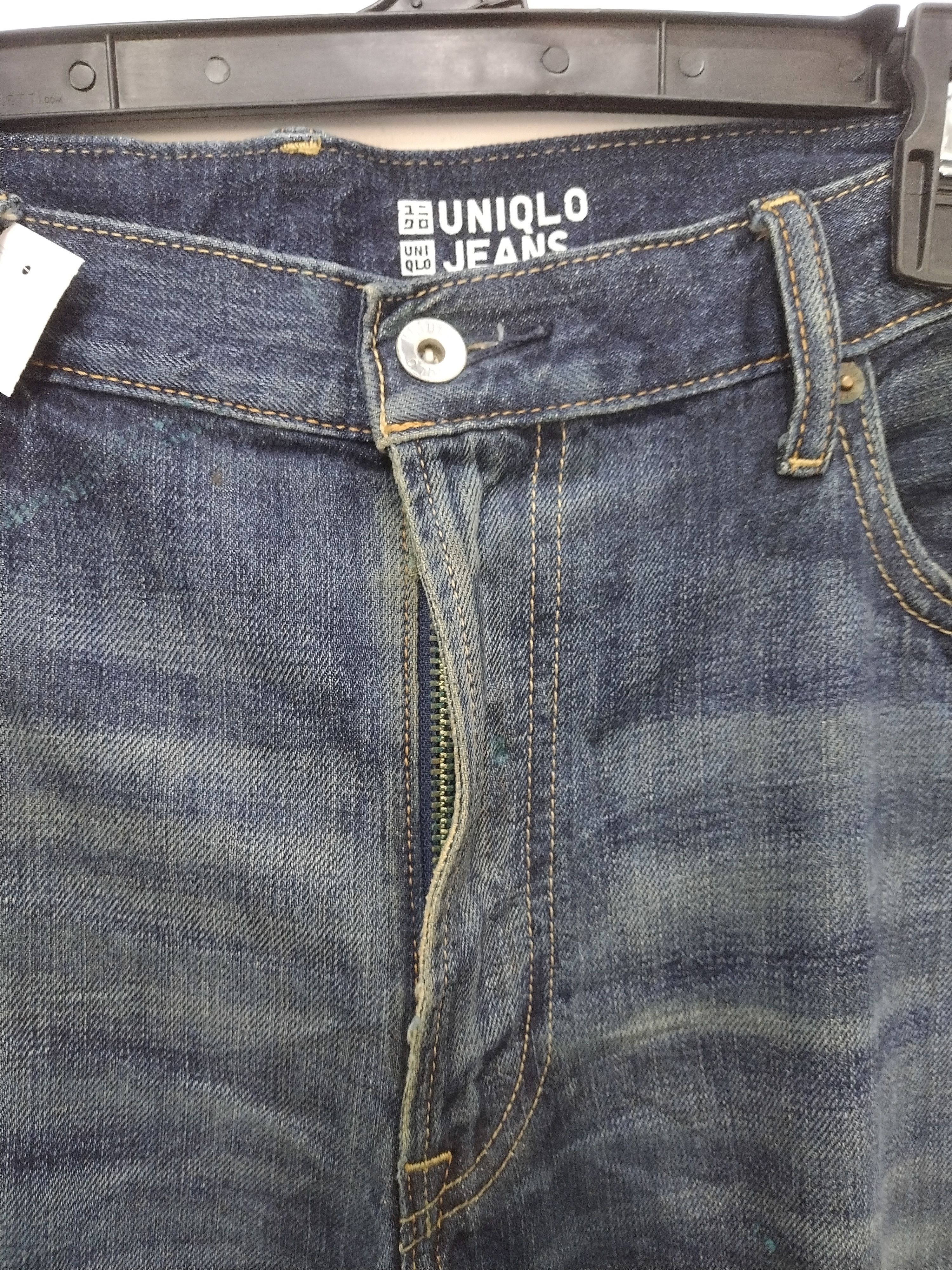 Japanese Brand × Jun Takahashi × Uniqlo Big Size SELVEDGE Uniqlo Nice Faded Patina Regular Fit Jeans Size US 40 / EU 56 - 3 Thumbnail