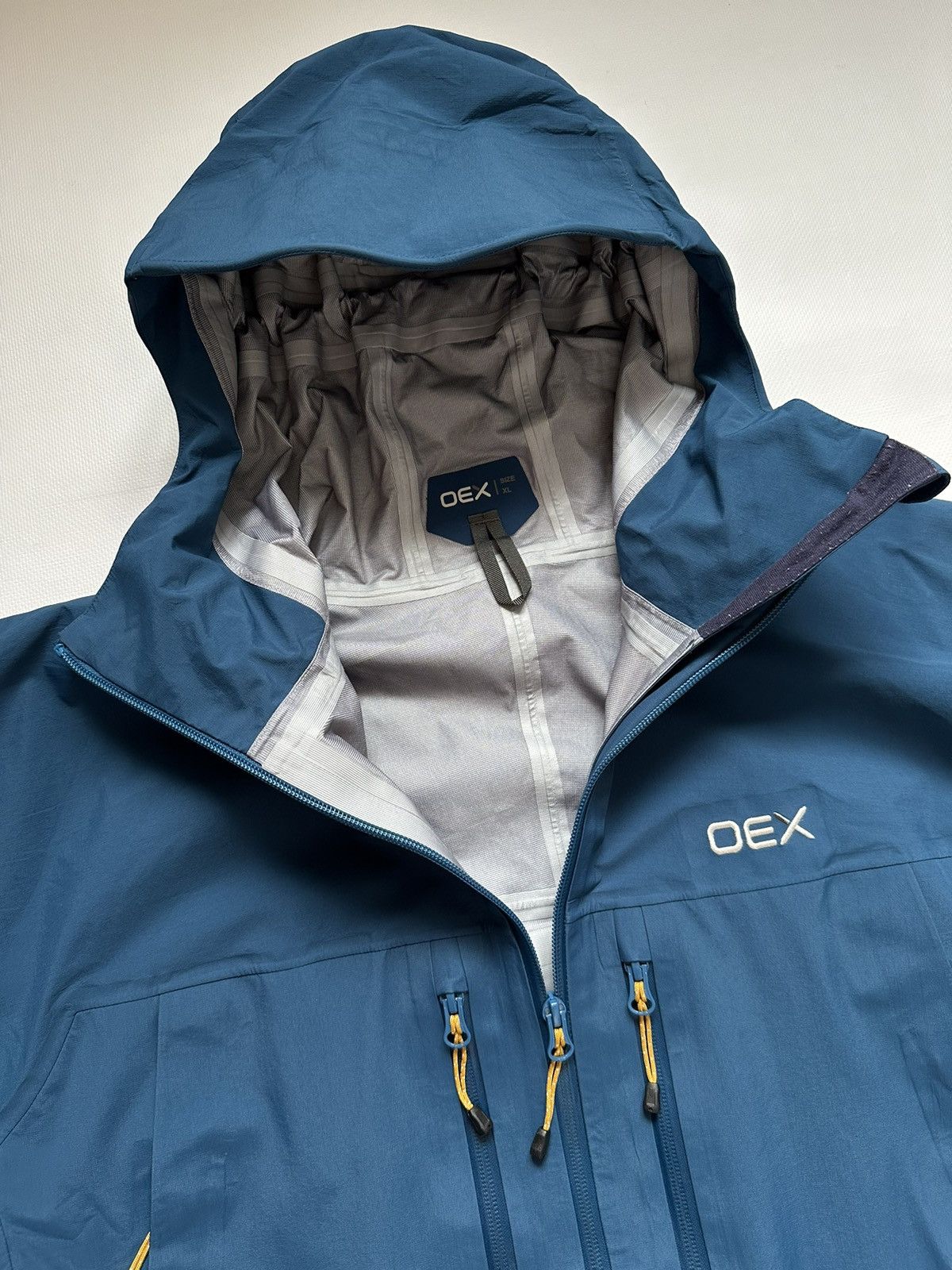 Arc'teryx Oex Jacket Mens Blue Windbreaker Waterproof Rain Hiking XL Size US XL / EU 56 / 4 - 7 Thumbnail