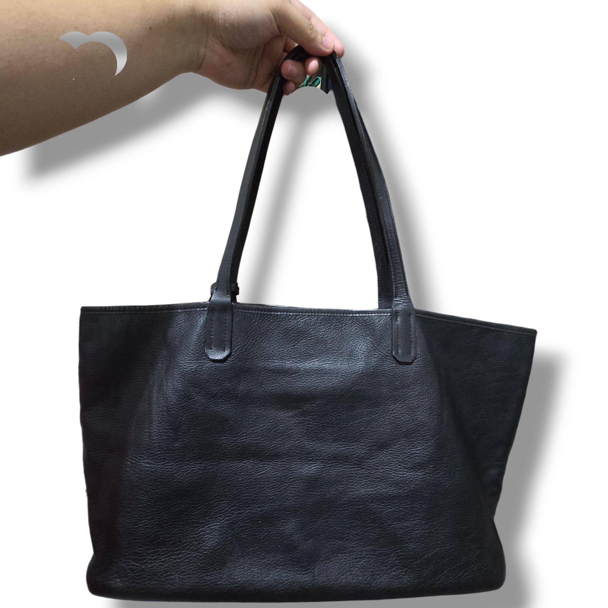 Carpe Diem wjk by Jun Hashimoto - Shrink Leather Tote Bag w/ Clochette Size ONE SIZE - 2 Thumbnail