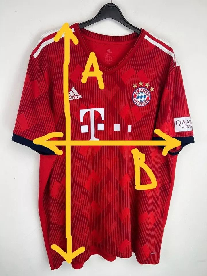 Adidas 2018-19 FC BAYERN MUNCHEN HOME #11 JAMES FOOTBALL Kit SHIRT Size US XXL / EU 58 / 5 - 2 Thumbnail