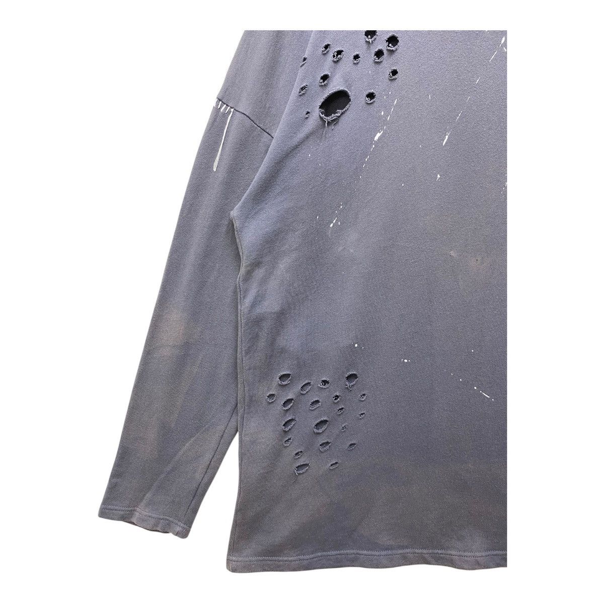 Japanese Brand Tide Card Log Distressed Sweatshirt Sun Faded Size XXL Size US XXL / EU 58 / 5 - 3 Thumbnail