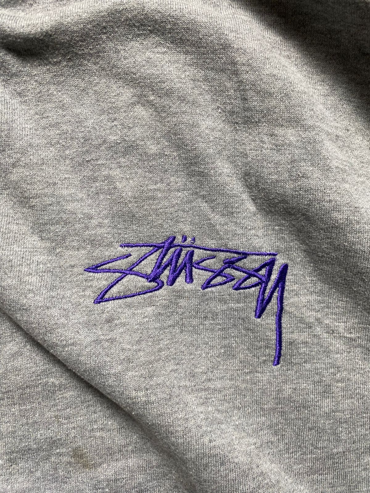Stussy × Vintage Stussy Vintage Crown Zip Hoodie Size US XL / EU 56 / 4 - 3 Thumbnail