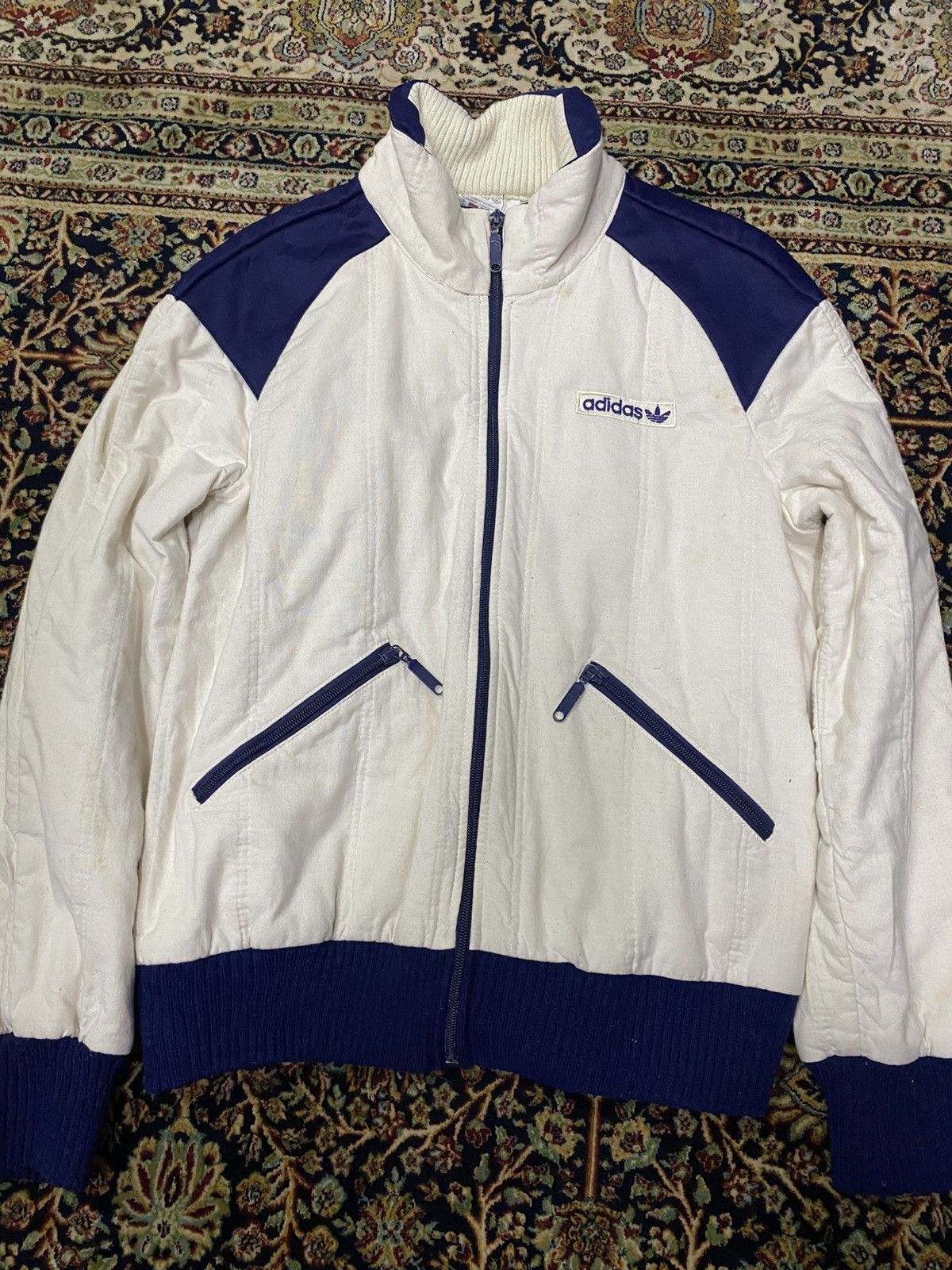 Adidas × Vintage Vintage Adidas Jacket Zipper Opti Made Finland Size US S / EU 44-46 / 1 - 1 Thumbnail