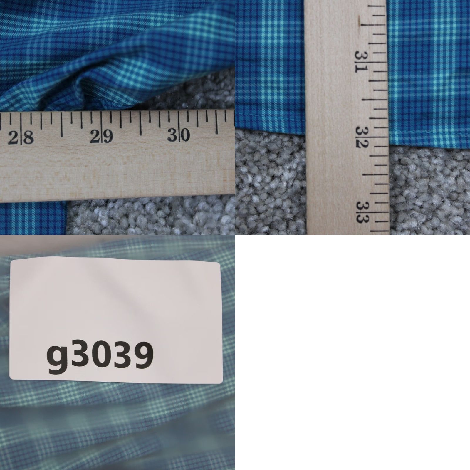 Peter Millar Peter Millar Crown Shirt Mens 2XL Blue/Green Cotton/Nylon Stretch L/S Button-Up Plaid Casual Formal Workwear Sports 2XL Mens Shirt Size US XXL / EU 58 / 5 - 9 Thumbnail