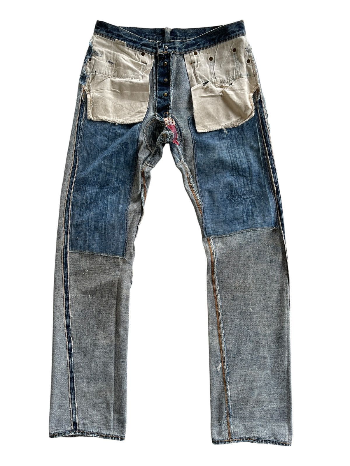 Studio D'Artisan Studio D'artisan Ripped Distressed Selvedge Denim Size US 32 / EU 48 - 17 Thumbnail