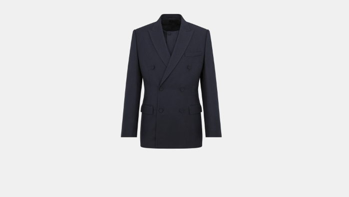 image of Dior O1Bcso1Str0324 Vest In Navy Blue, Men's (Size XL)